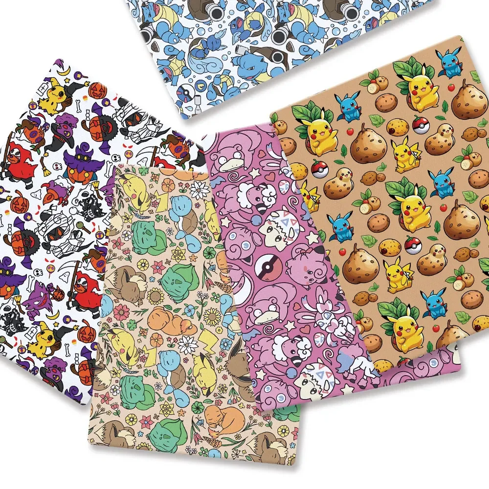 Pokemon Cartoon Fabric140*50cm - Baby Clothing In Japan review and price