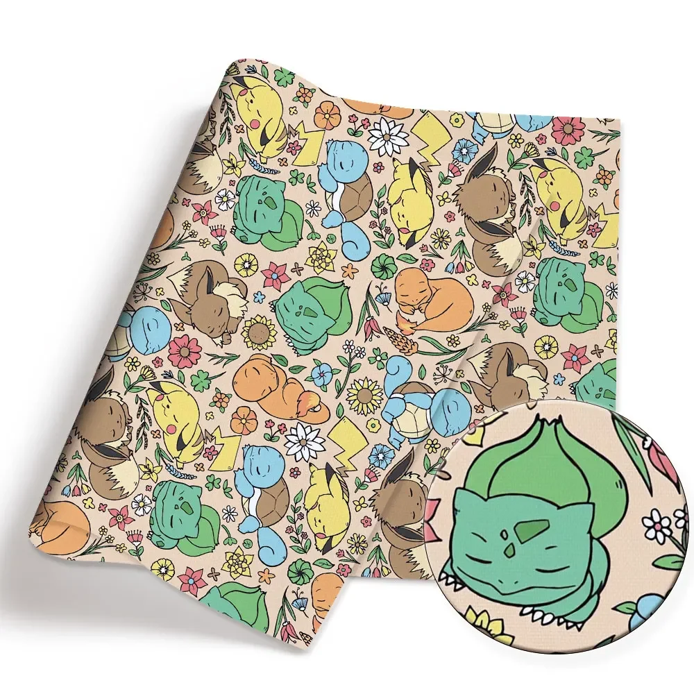 Pokemon Cartoon Fabric140*50cm - Baby Clothing In Japan review and price